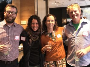 Photo of Rowland Fellows at social event