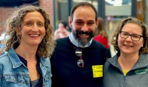 Photo: three innovative educators smile for the camera