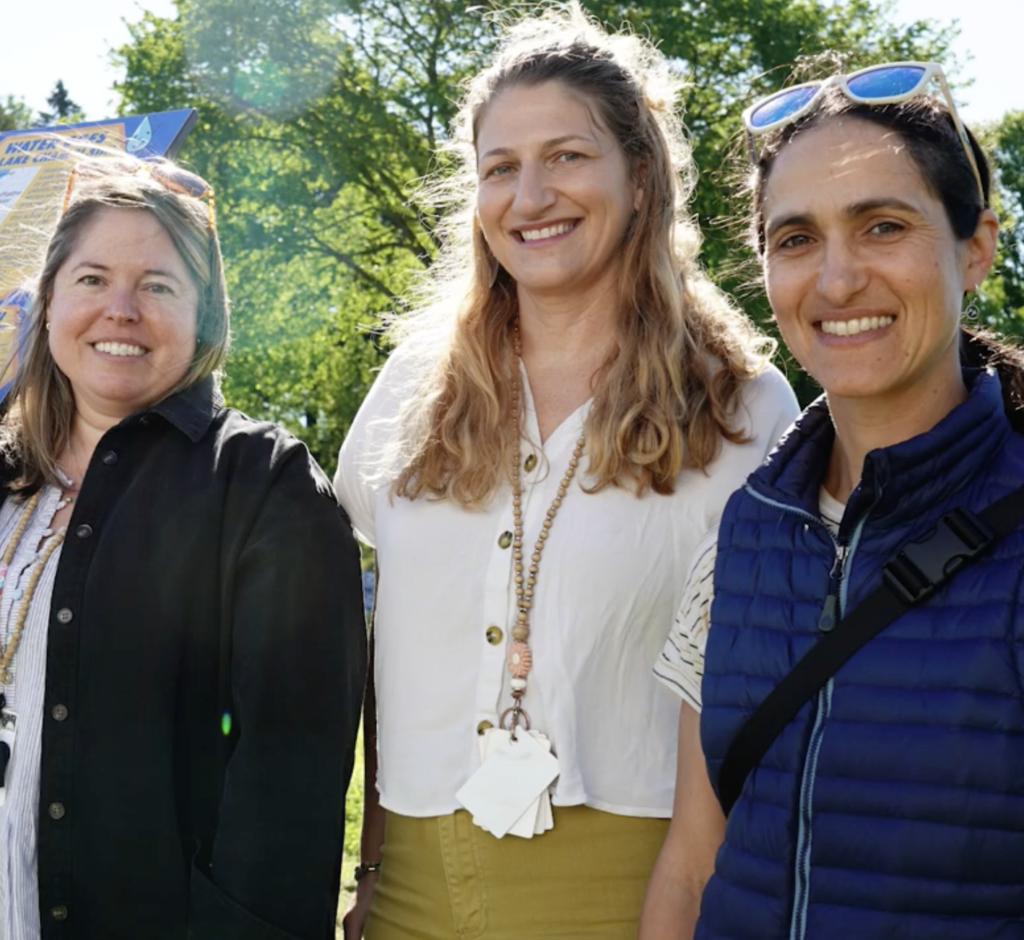 Photo of Julia Beerworth and CWG teachers