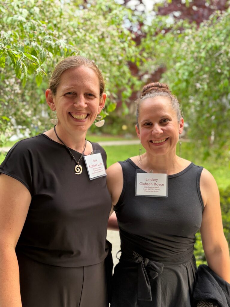 Two Rowland fellows from the same district: Anne Koplinka-Loehr and Lindsey Glabach-Royce